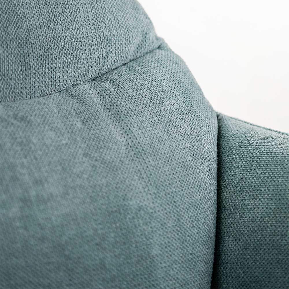 Loungesessel in Türkis und Weiß - Susana (2er Set)