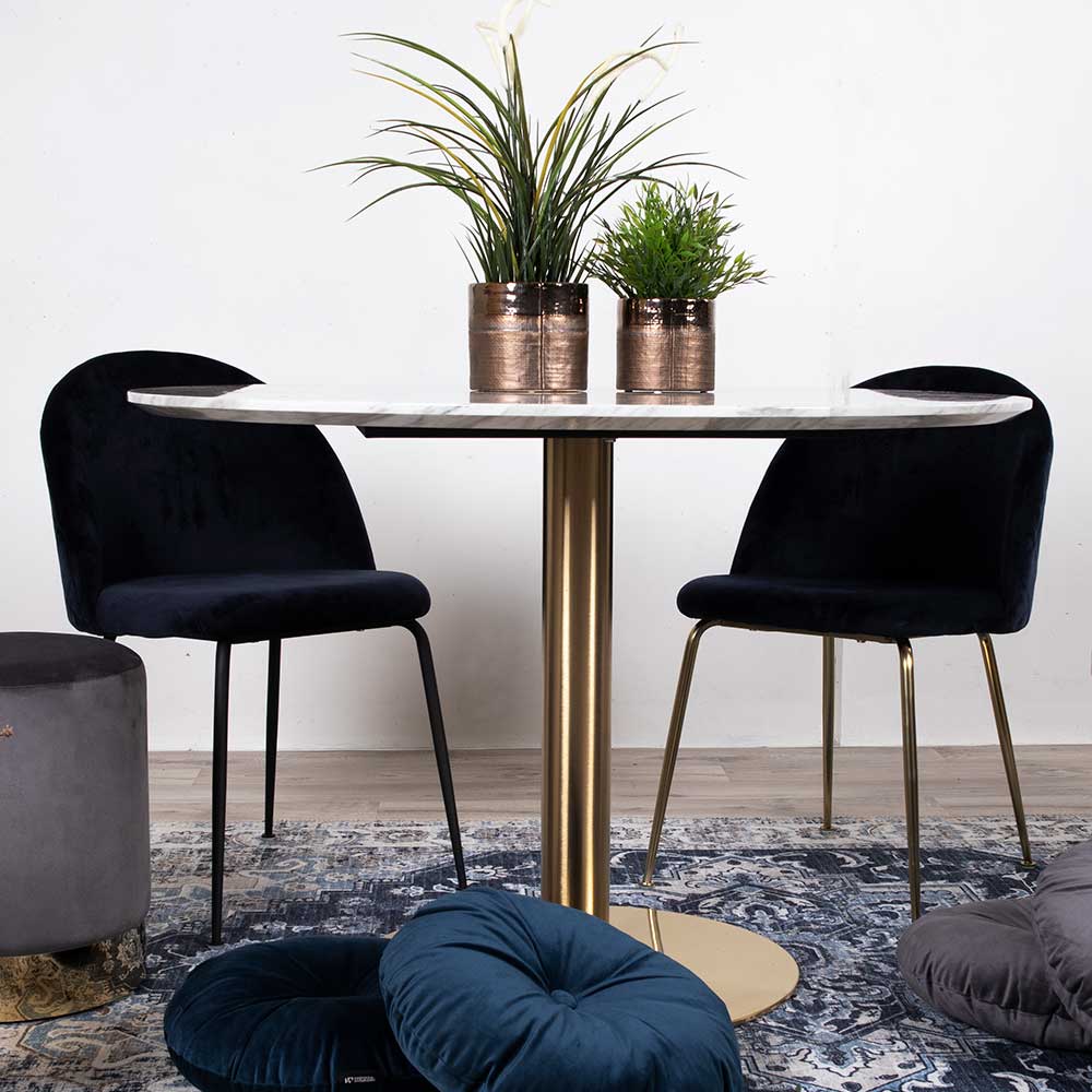 Runder Tisch in Marmor Optik - Messona