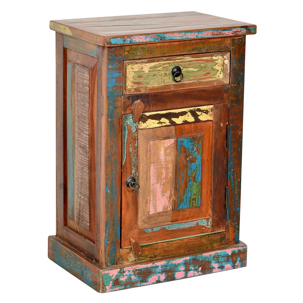 Shabby Badmöbel aus Recyclingholz - Jamaica (fünfteilig)