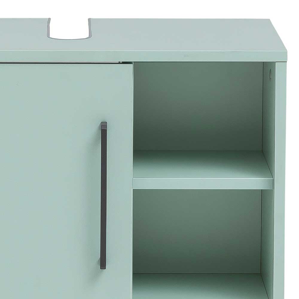 61x60x33 Bad Waschbeckenschrank aus in Mint - Esdrus