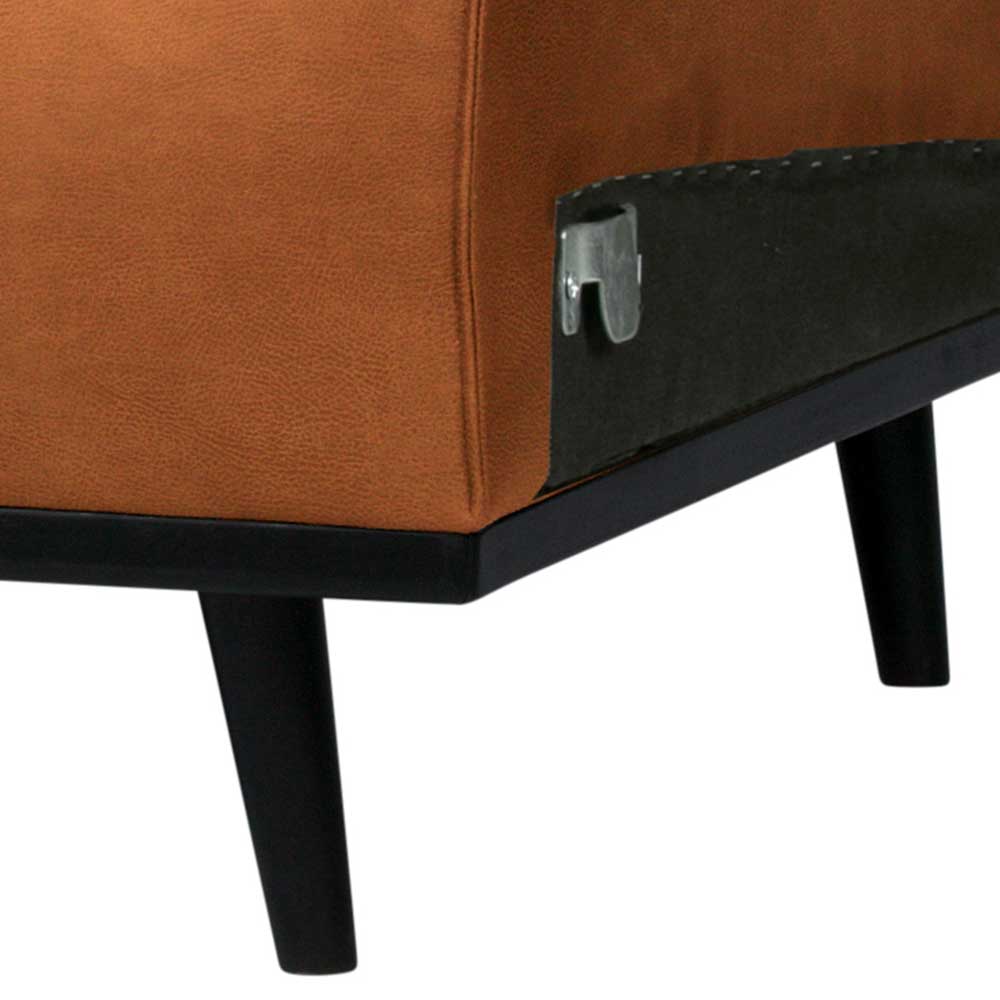 Recyclingleder Couchmodul mit Federkern - Dalunzio