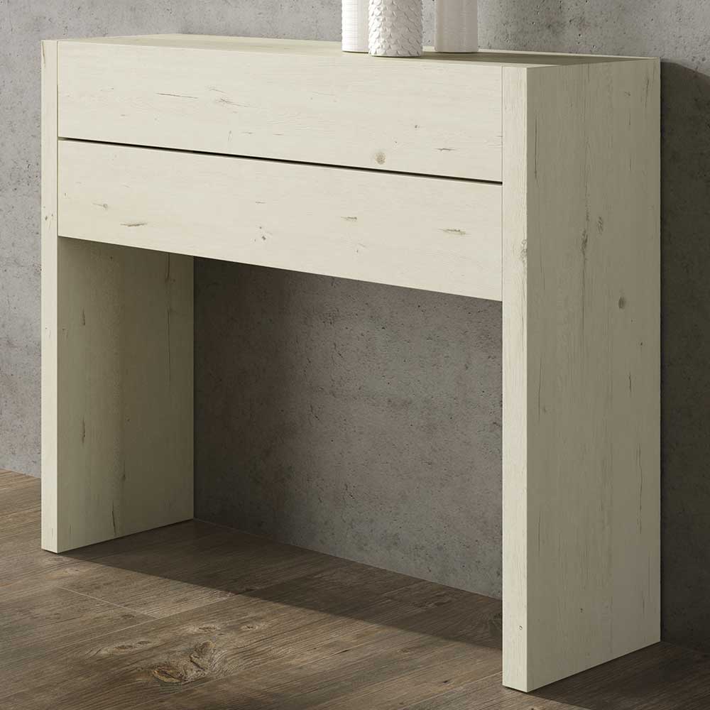 87x145x29 Konsolentisch & Spiegel Set - Inegrados (vierteilig)