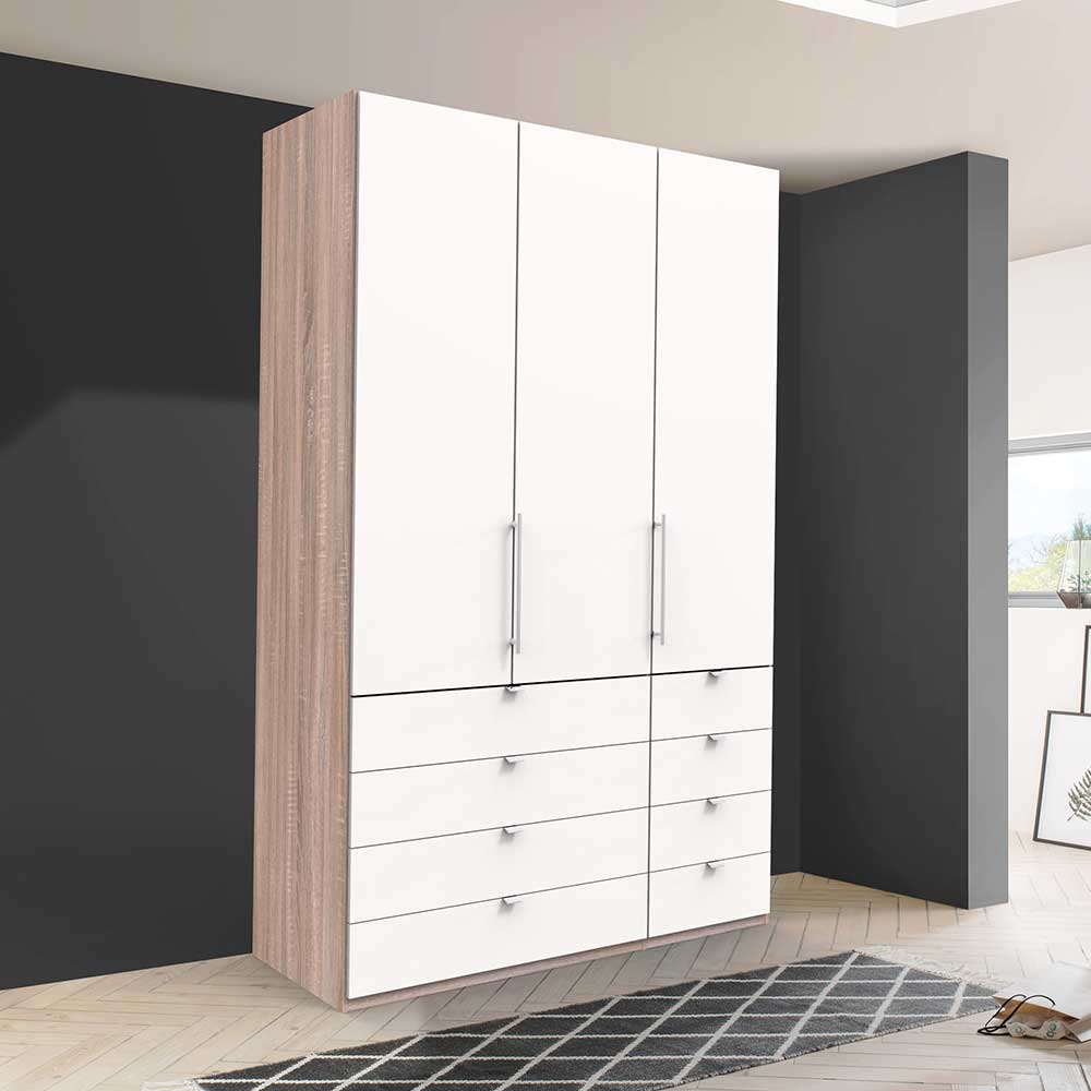Weißer Kleiderschrank Made in Germany - Vaclyn