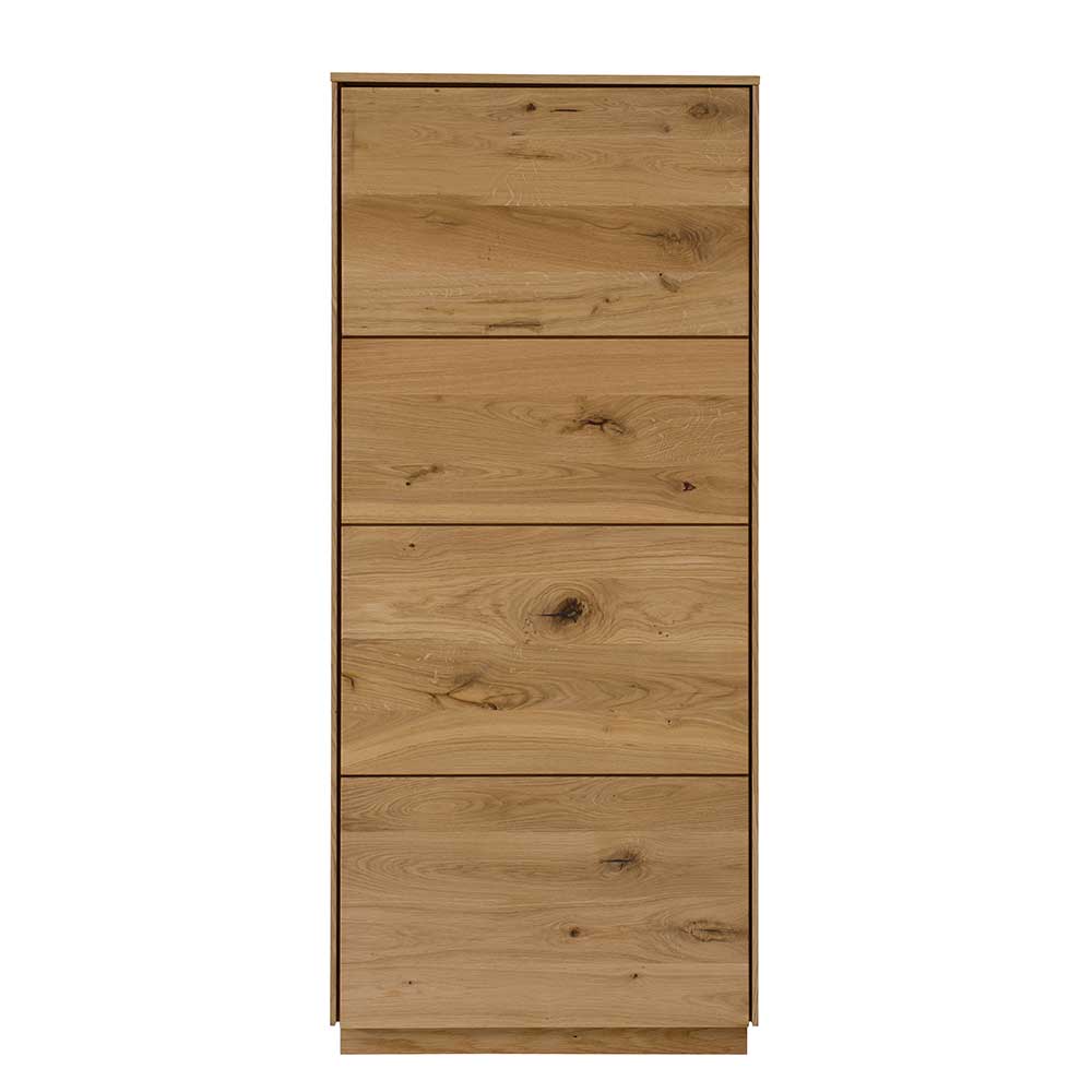 1-türiger Wildeiche Schrank 63x145x44 cm - Obinson