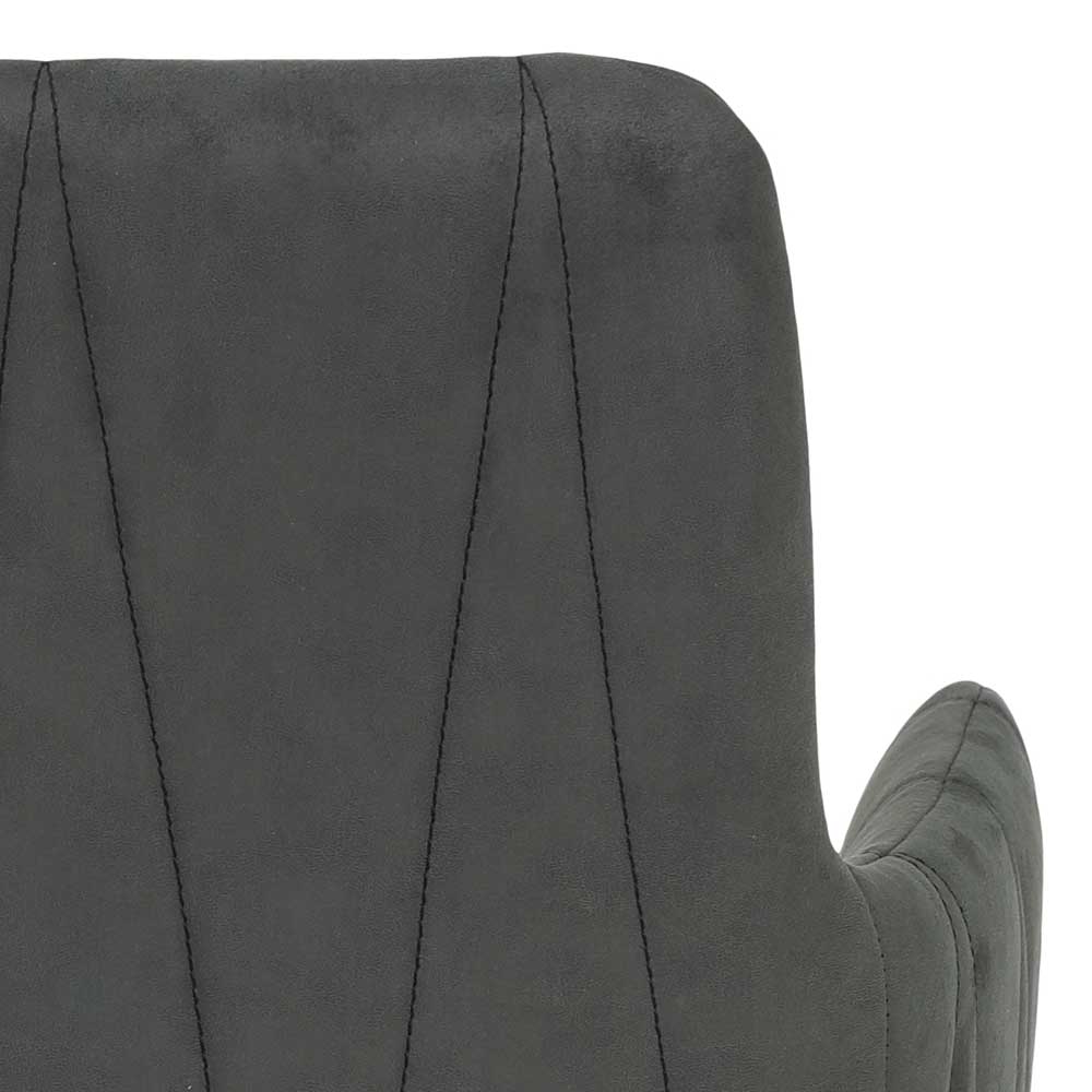 Armlehnenstuhl für Esstisch - drehbar - Fiamma (2er Set)