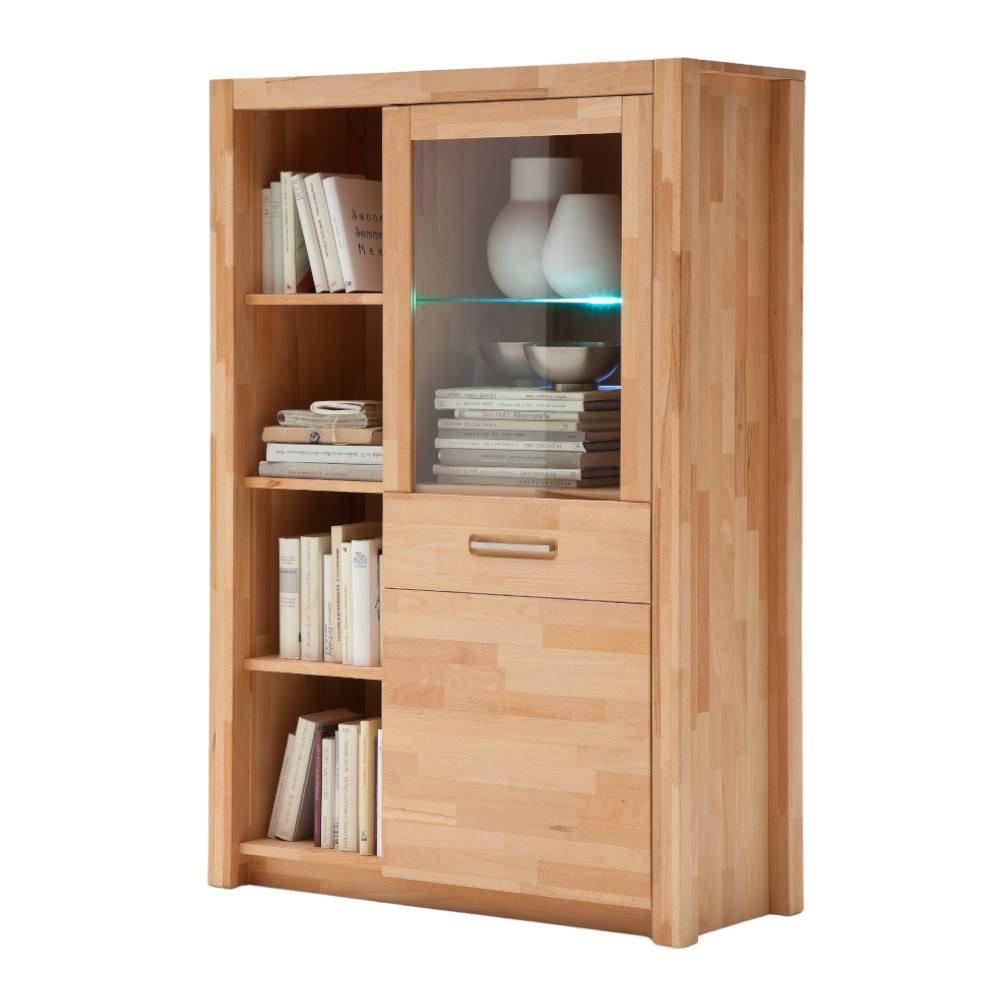 Highboard aus Kernbuche Massivholz - Levandro