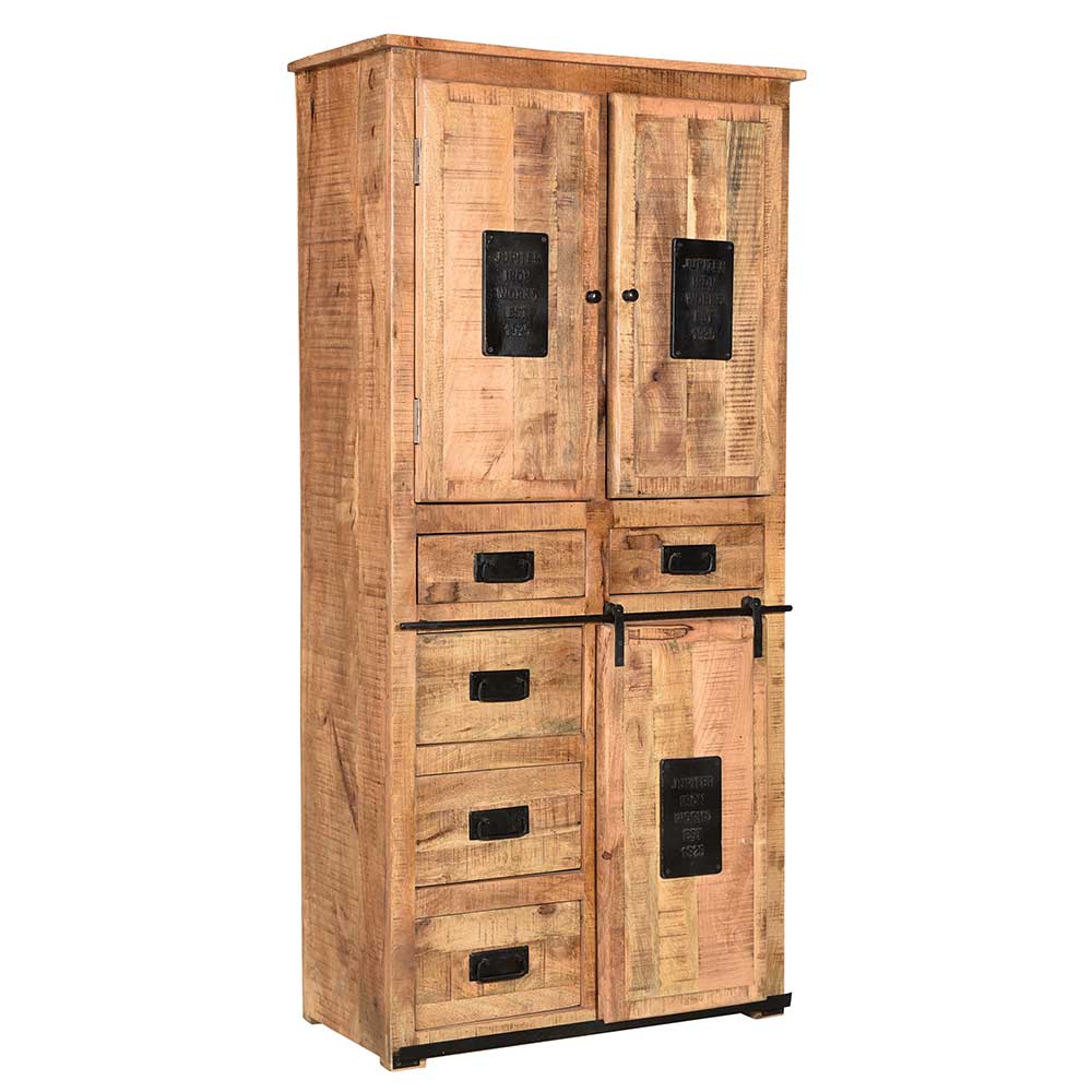 90x180x40 Stauraum Schrank im Industrial Style - Eswan