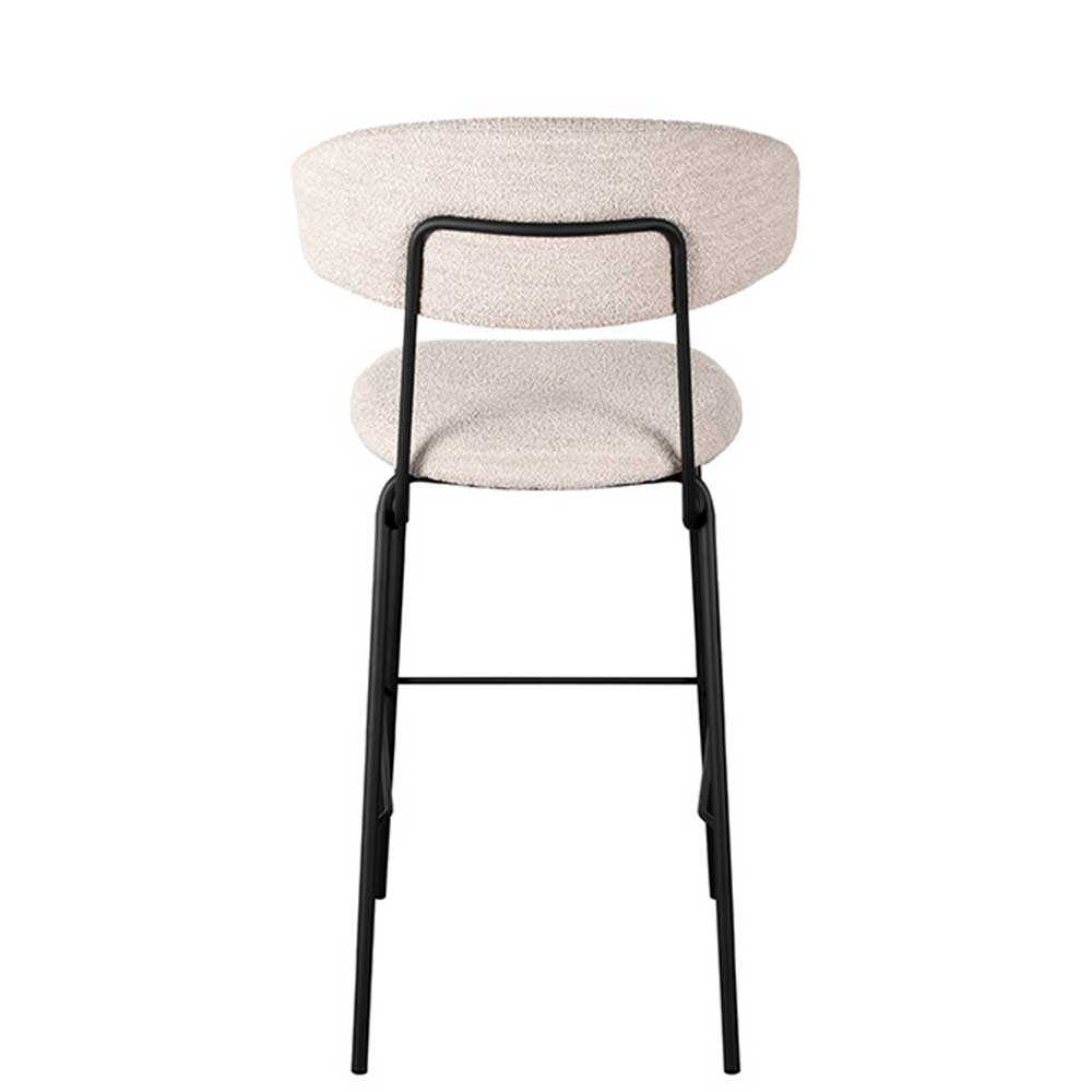 Boucle Barstuhl mit 78 cm Sitzhöhe - Bomayano (2er Set)