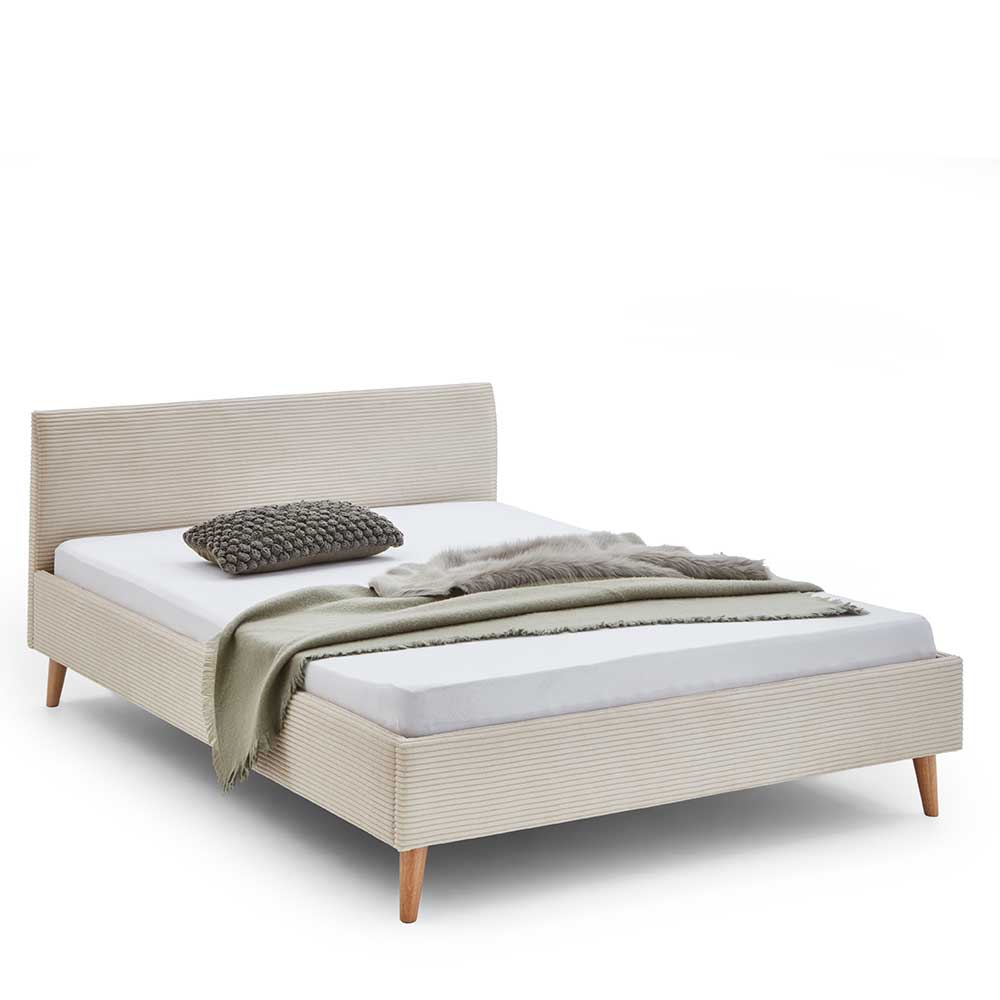 Cord Polsterbett in Beige - Faunatia