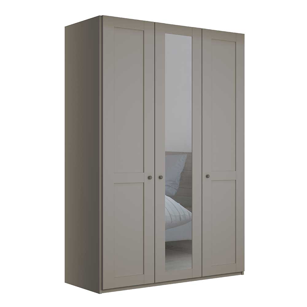 Country Style Kleiderschrank in Hellgrau - Ridonna