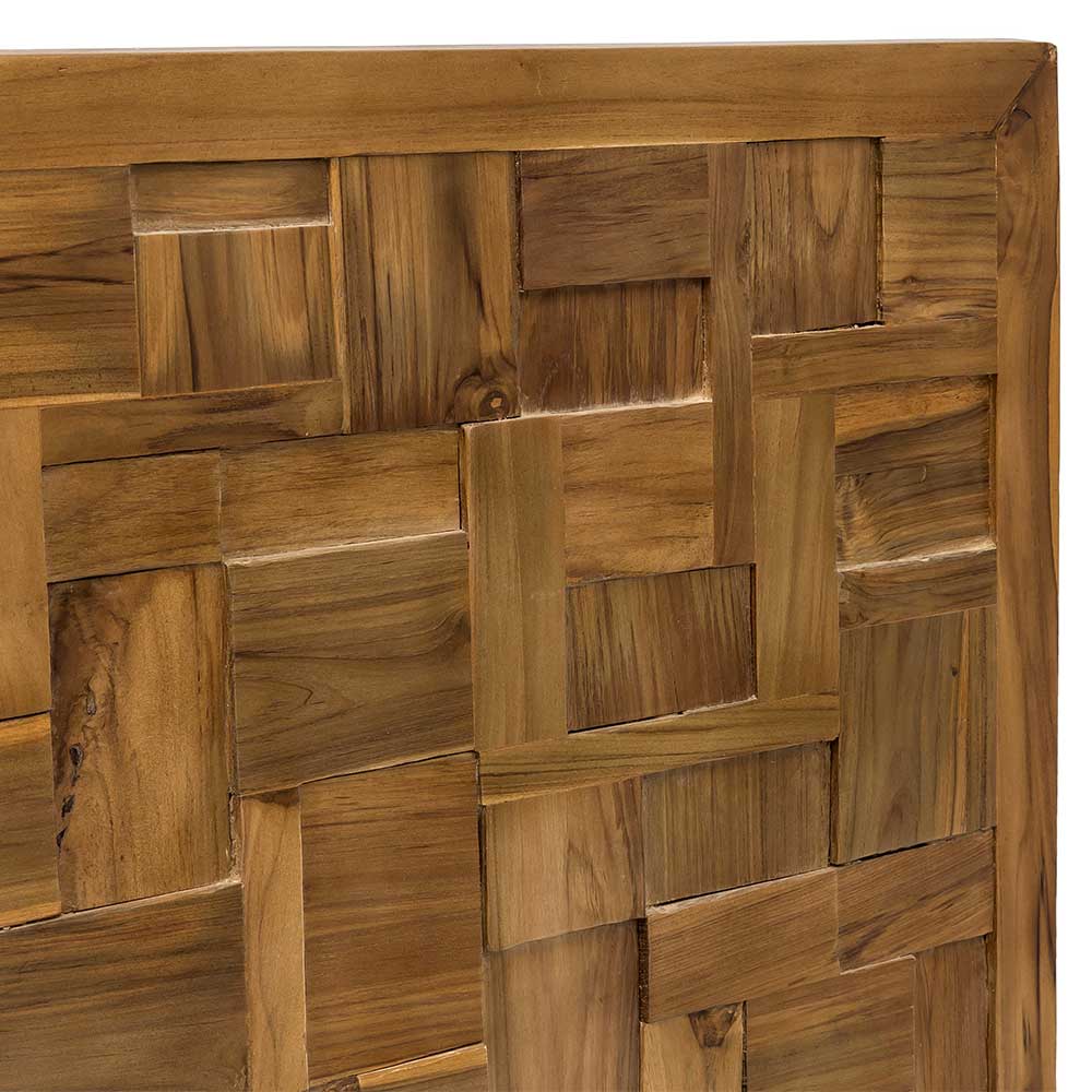 Wandpaneel Kopfteil aus Teak Massivholz - Teako