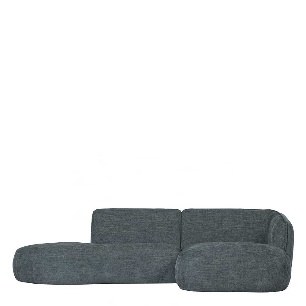 L-Sofa in Petrol Blau - Cristiano