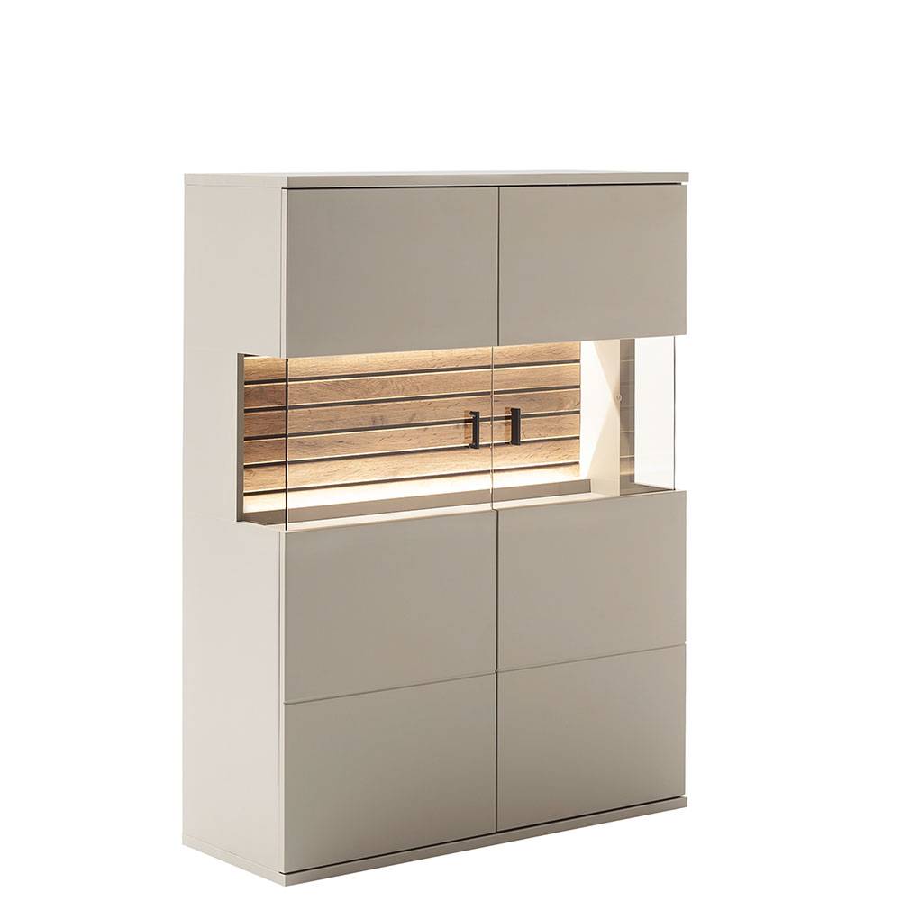 Wohnzimmer Möbelset in Grau - Teorina (dreiteilig)
