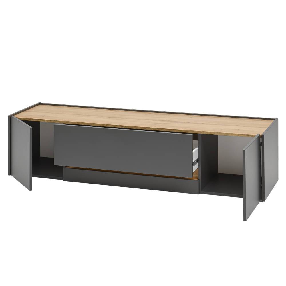 TV Lowboard mit Griffmulden - Ahilav