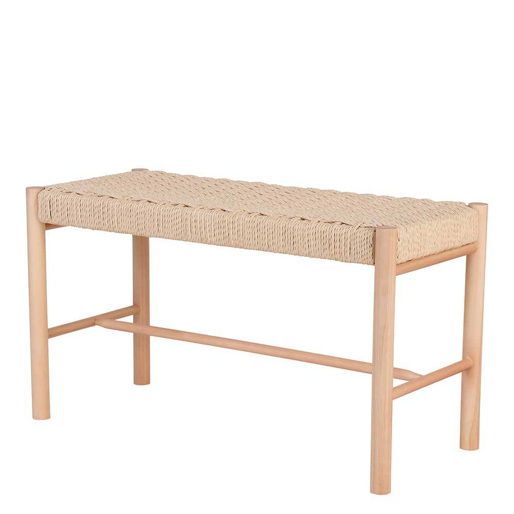 80x45x35 Sitzbank aus Kordel Geflecht - Vanadrino