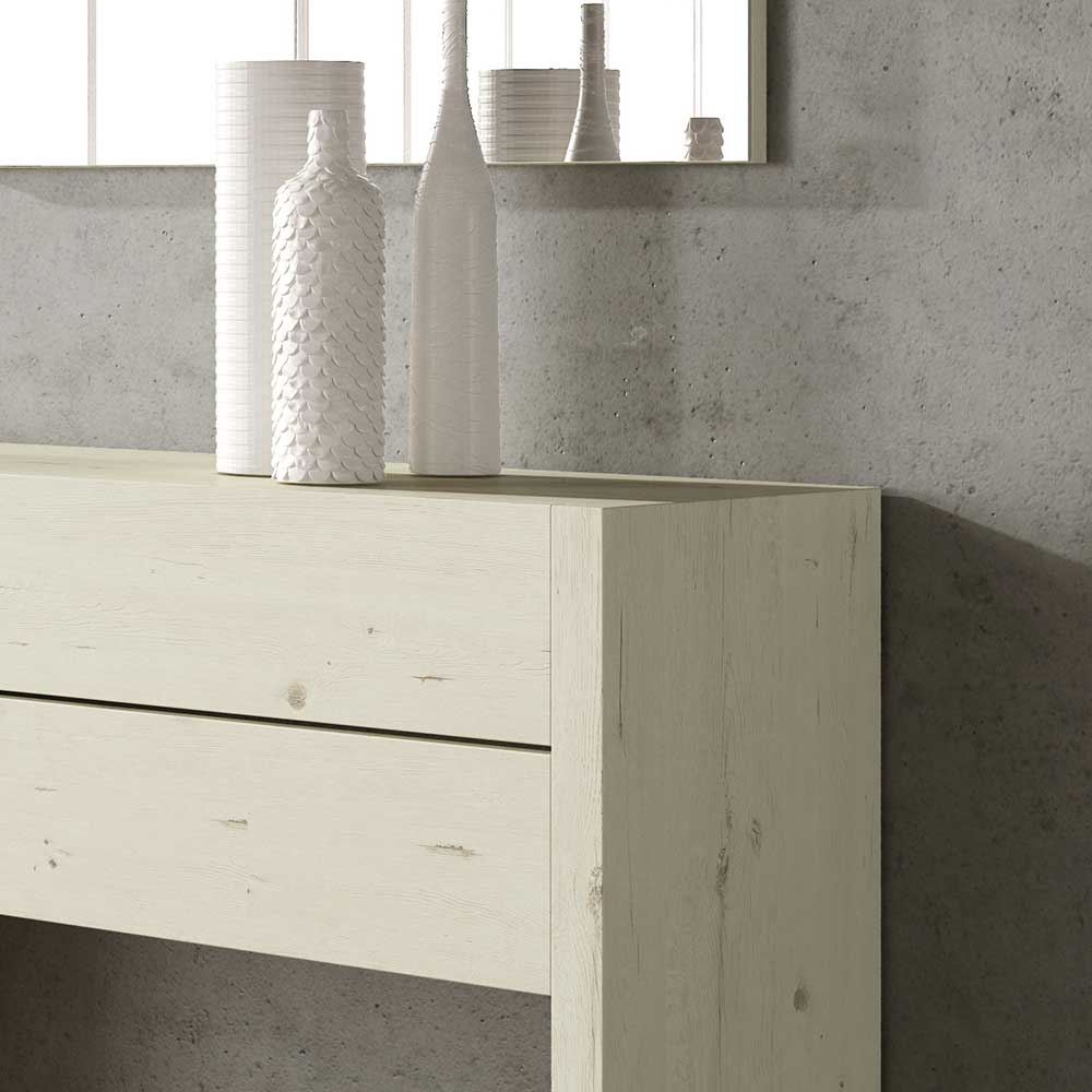 87x145x29 Konsolentisch & Spiegel Set - Inegrados (vierteilig)