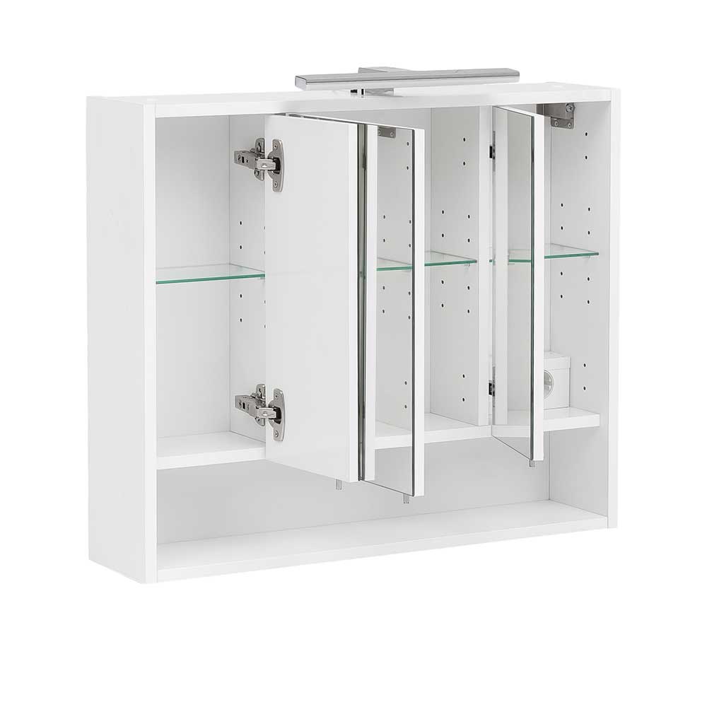 LED Bad Spiegelschrank mit offenem Fach - Spynda