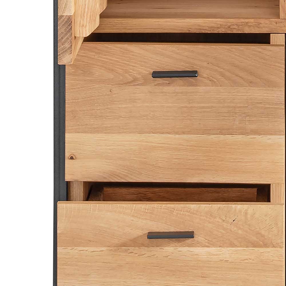 Industrial Schrank aus Wildeiche Massivholz - Manarola