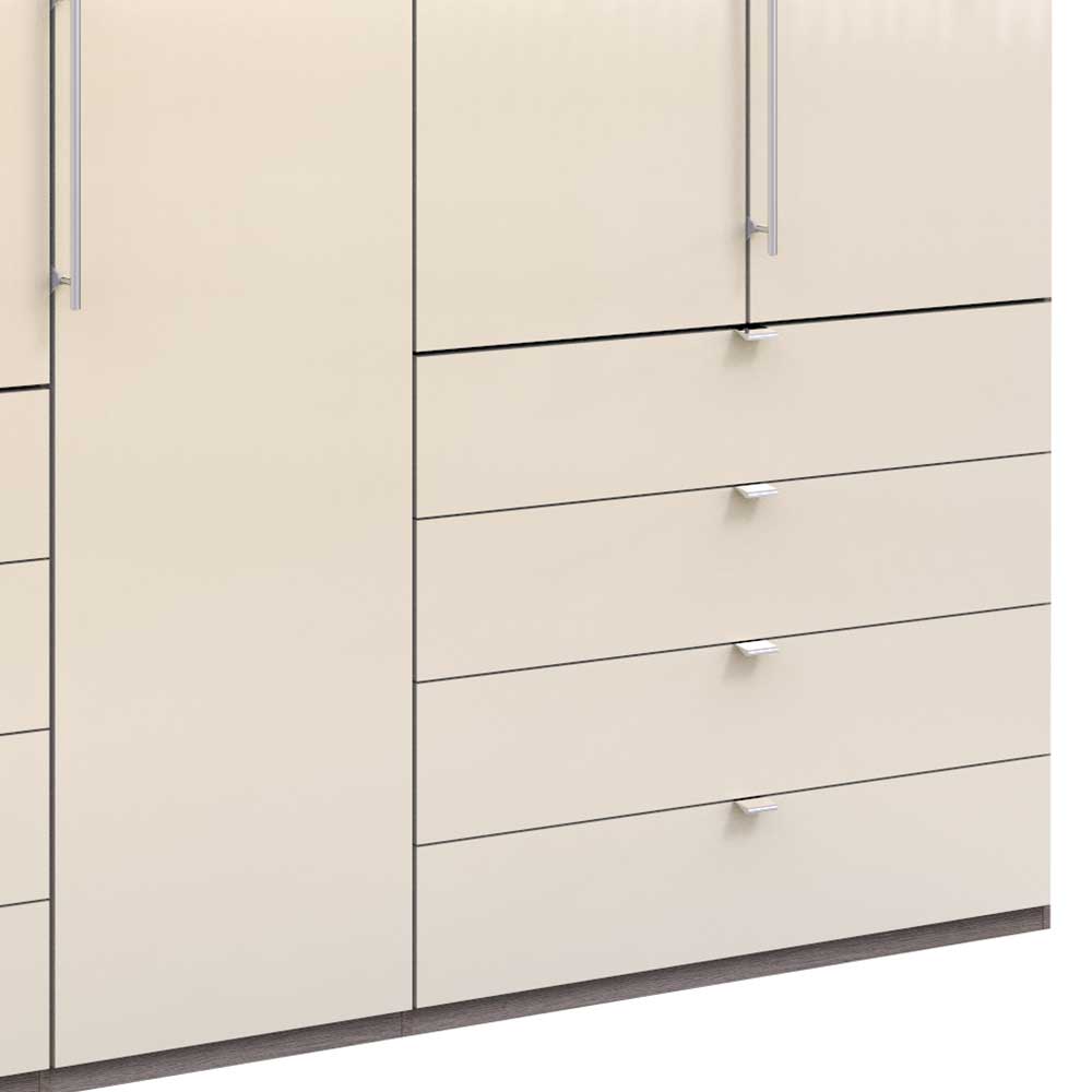 Kombi-Kleiderschrank mit acht Schubladen - Champ