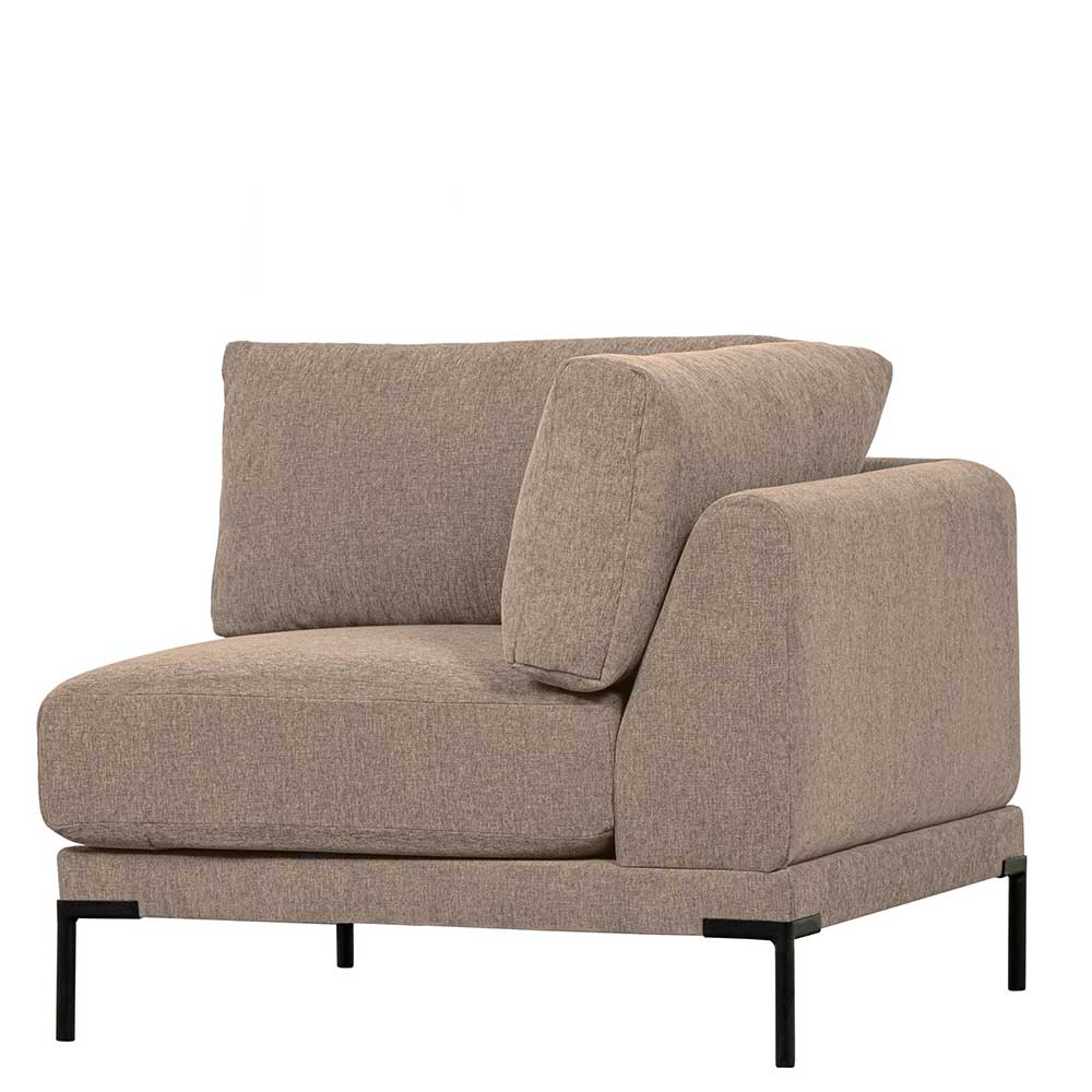 Modulsofa Eckelement in Schlammfarben - Alamo