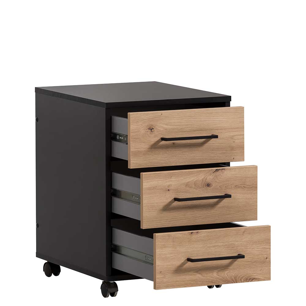 Komplettes Arbeitszimmer Möbelset - Evasilica (siebenteilig)