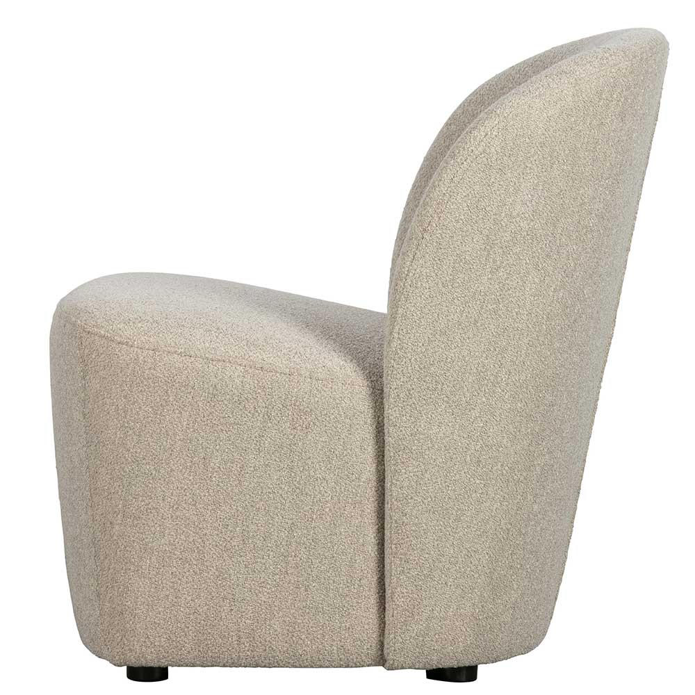 Boucle Polstersessel in Beige - Blinking