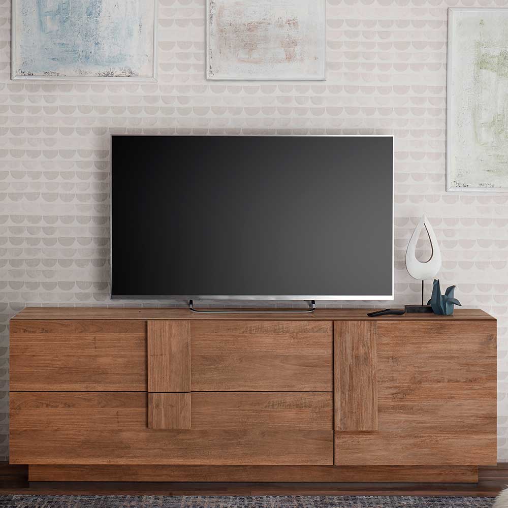 181x63x44 TV Kommode in Holzoptik - Basento