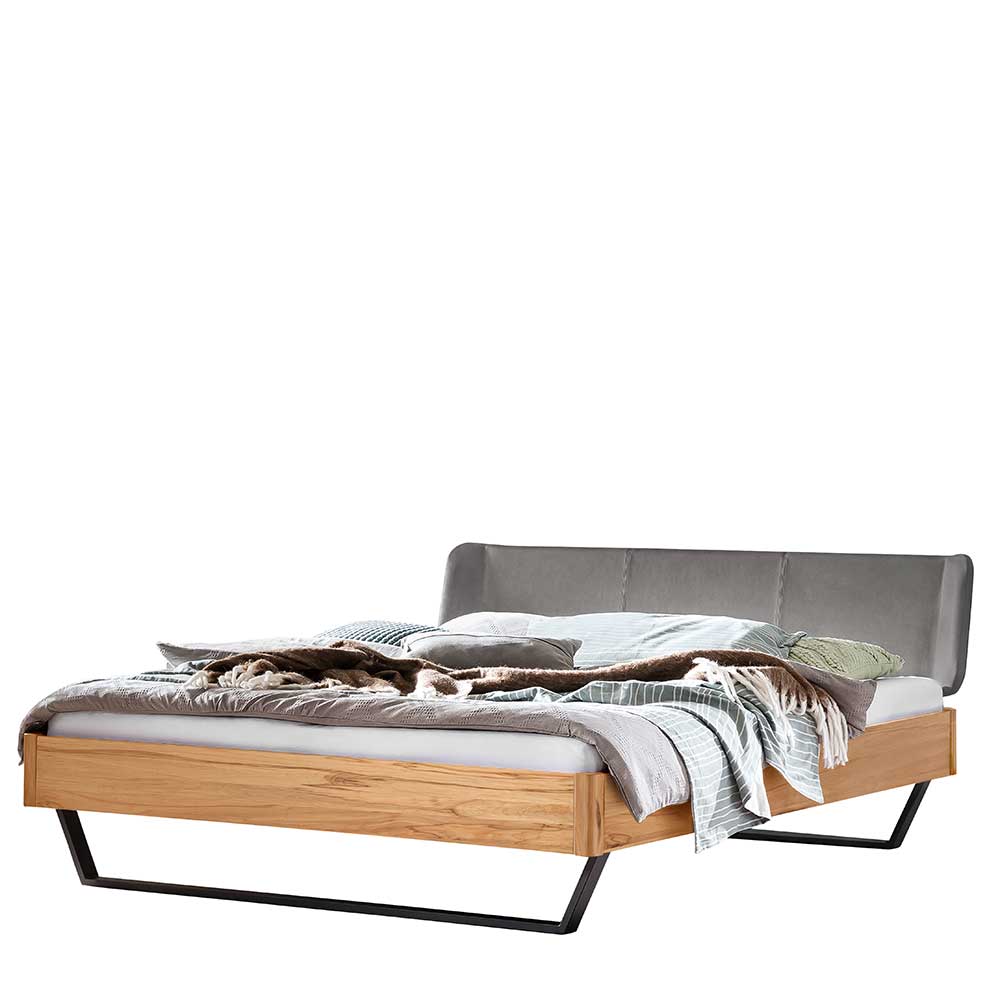 140x200 Bett mit Wildbuche Rahmen - Gannices