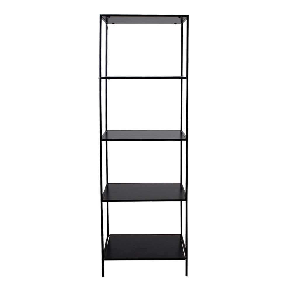 51x170x36 Stahlregal in Schwarz lackiert - Esbessa