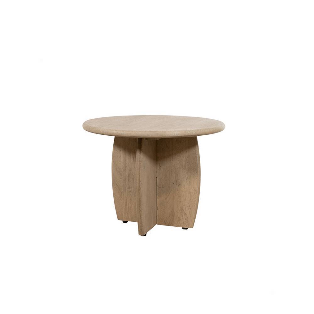 Runder Couchtisch aus Akazie Massivholz - Emorie