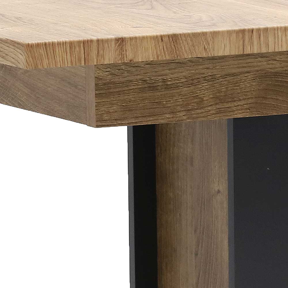 Vergrößerbarer Tisch mit Säulengestell - Xindus
