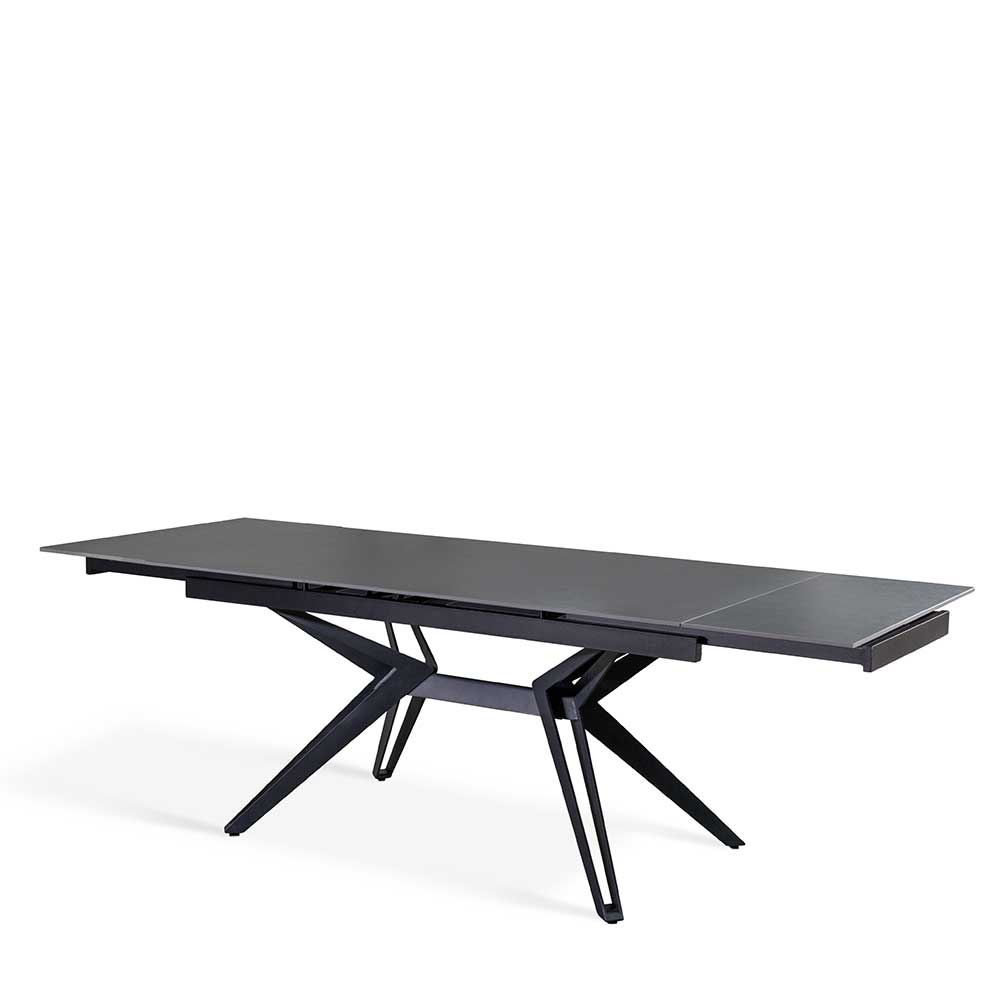 Ausziehtisch mit 2 Einlegeplatten aus Keramik - Mailiona