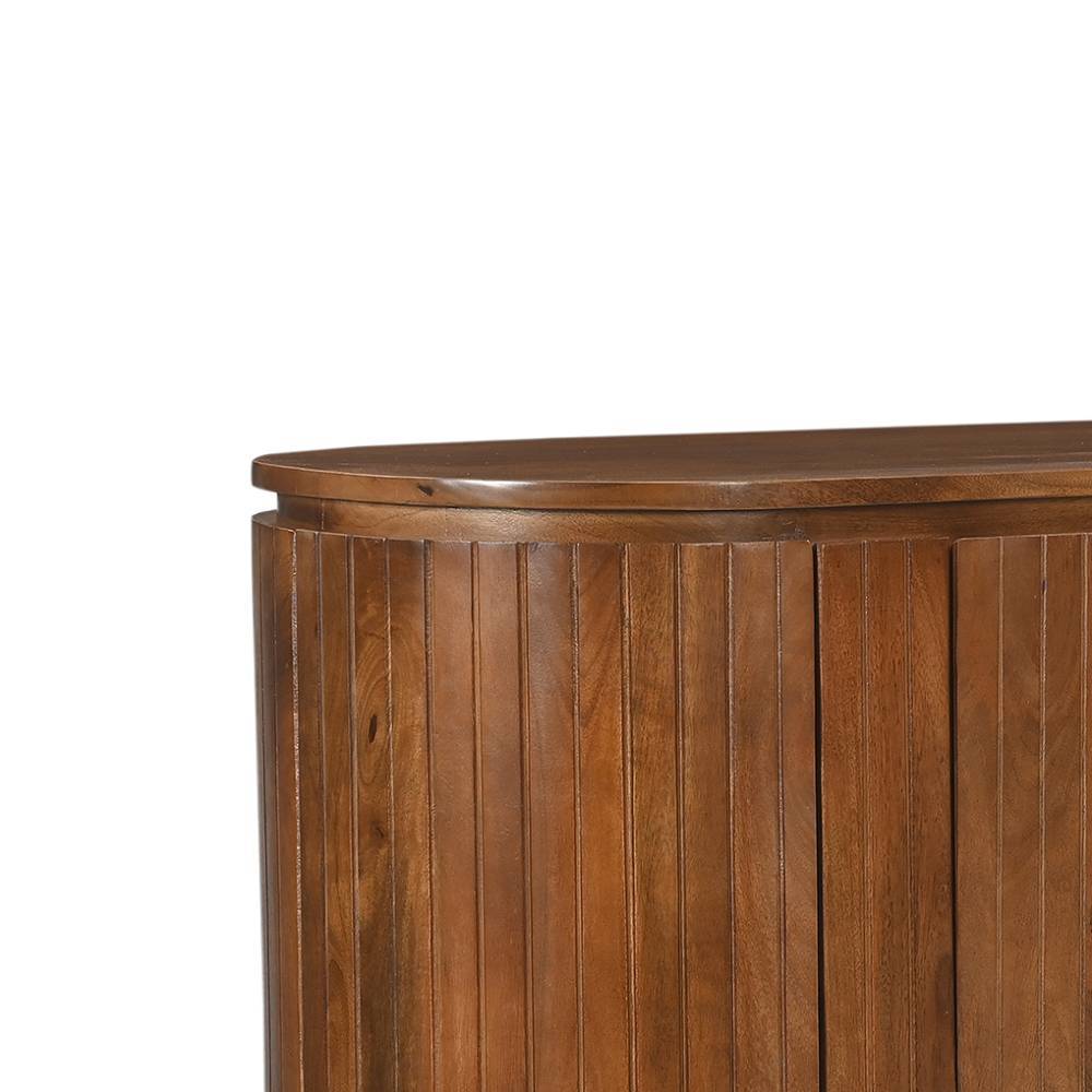 Retro Design Sideboard aus Mangoholz - Galadira