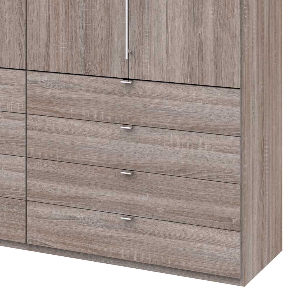 Großer Gleittürenschrank mit zwölf Schubladen - Crenba