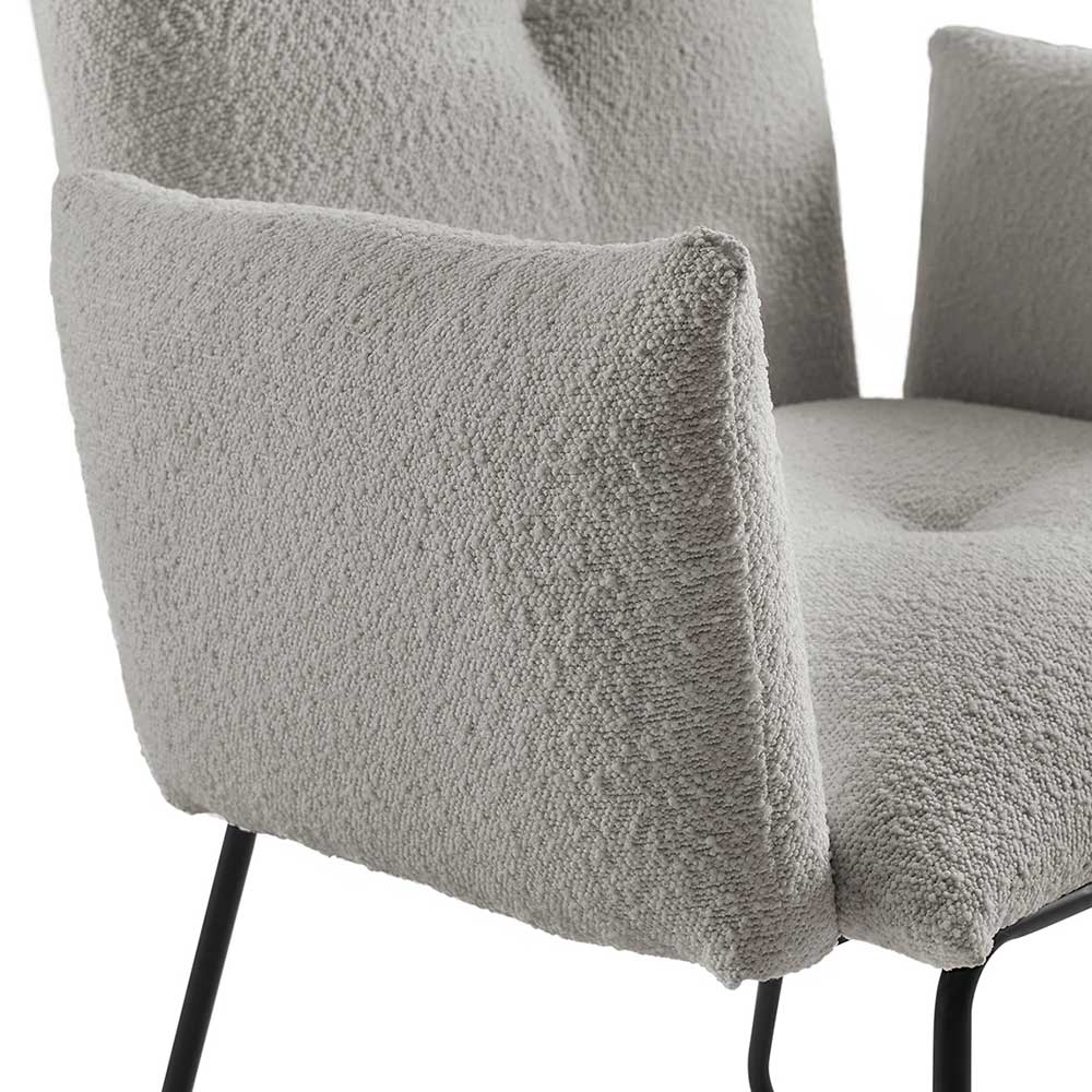 Boucle Polsterstühle mit Armlehnen - Vusche