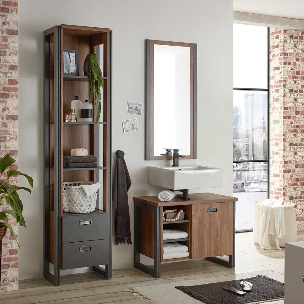 Badezimmermöbel im Industry und Loft Stil - Forawas (dreiteilig)