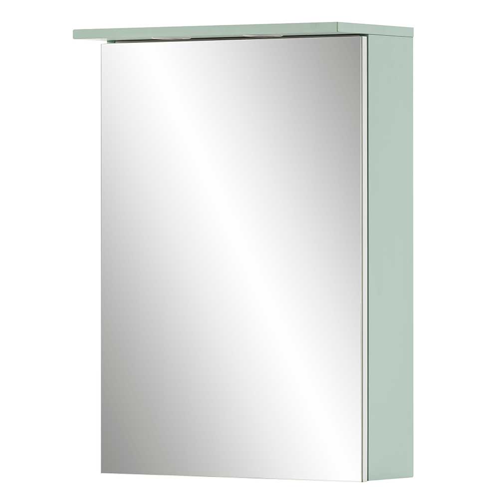 1-türiger Bad Spiegelschrank in Mint Grün - Aparcian