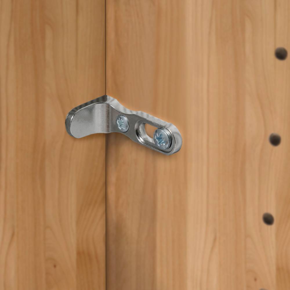 4-türiger Kleiderschrank in Eiche Bianco - Nikoba
