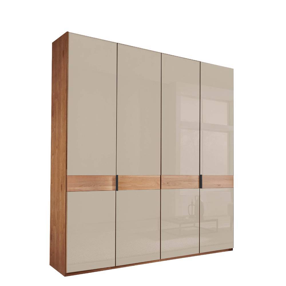 4-türiger Schlafzimmerschrank in Champagner - Angelina