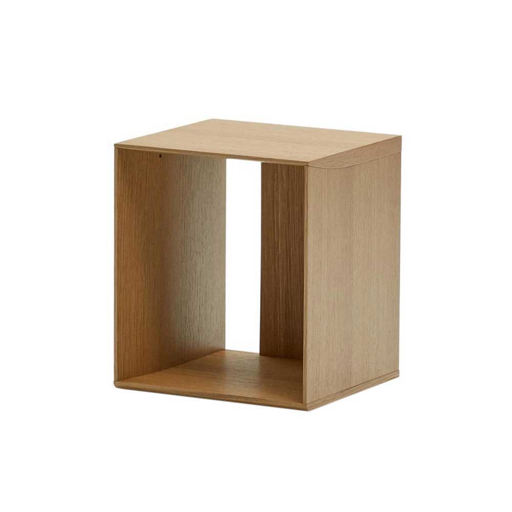 Modulares Standregal in Eiche Furnier - Hero (neunteilig)