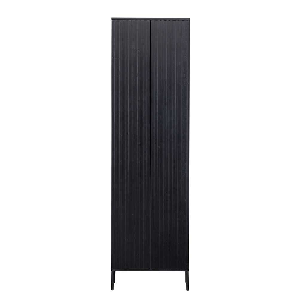 2-türiger Schrank in Schwarz - Gelvins