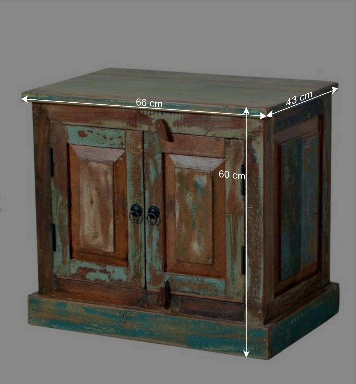 Shabby Badmöbel aus Recyclingholz - Jamaica (fünfteilig)