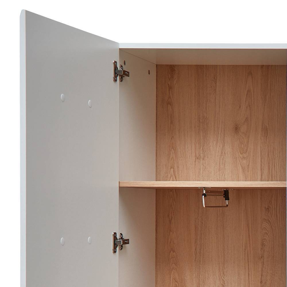 Garderobenmöbel Komplettset in Weiß - Niam (fünfteilig)