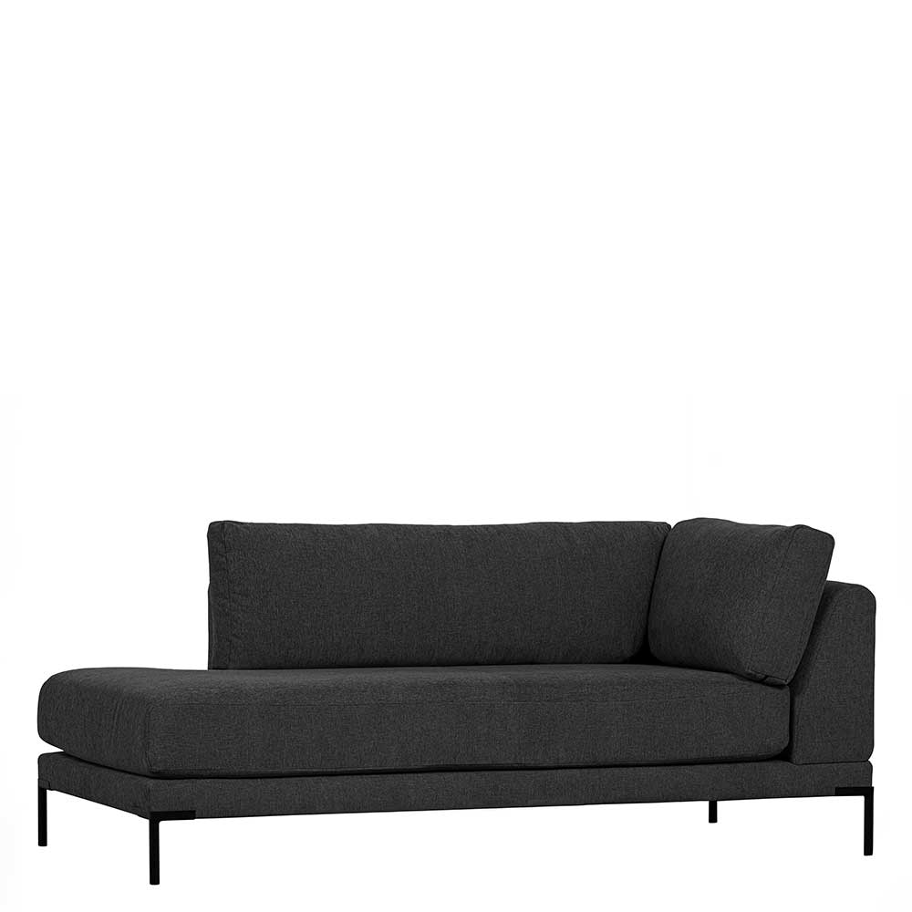 Lounge-Element in Dunkelgrau rechts - Marietta