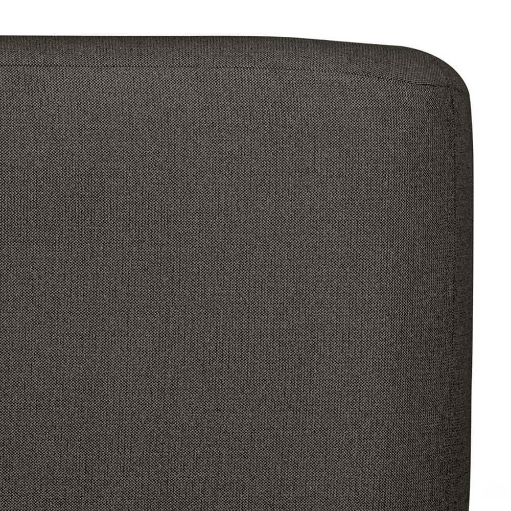 Skandi Chenille Sofa in Schwarzgrau - Prattl