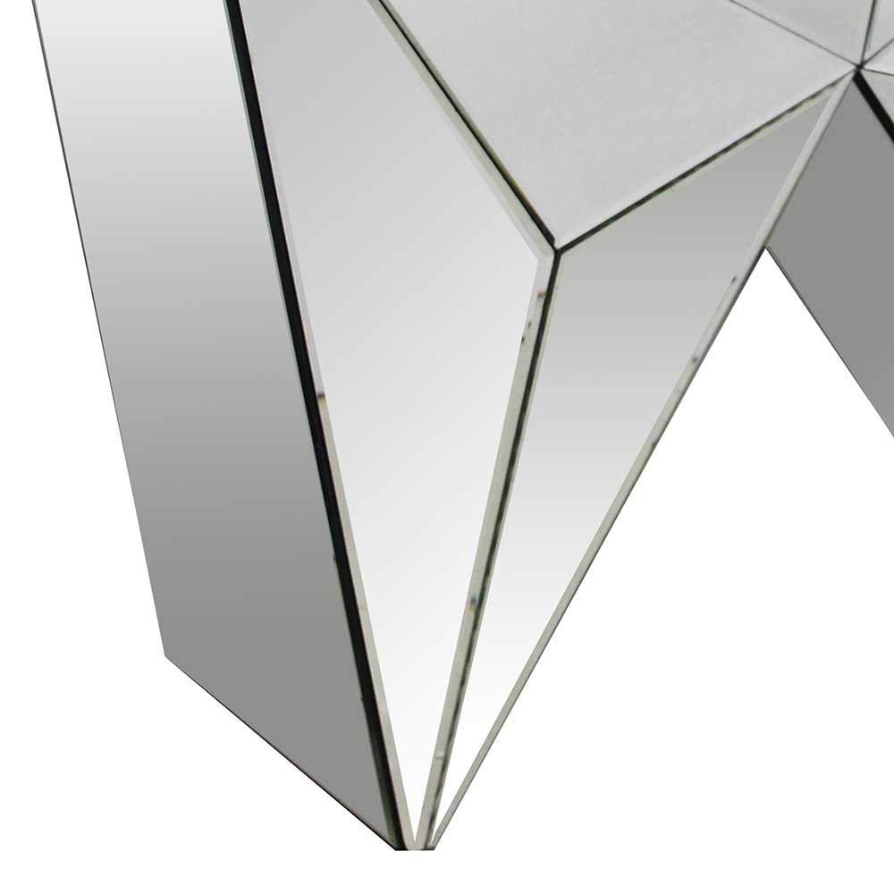 120x81x36 Tischkonsole aus Spiegelglas - Aknita