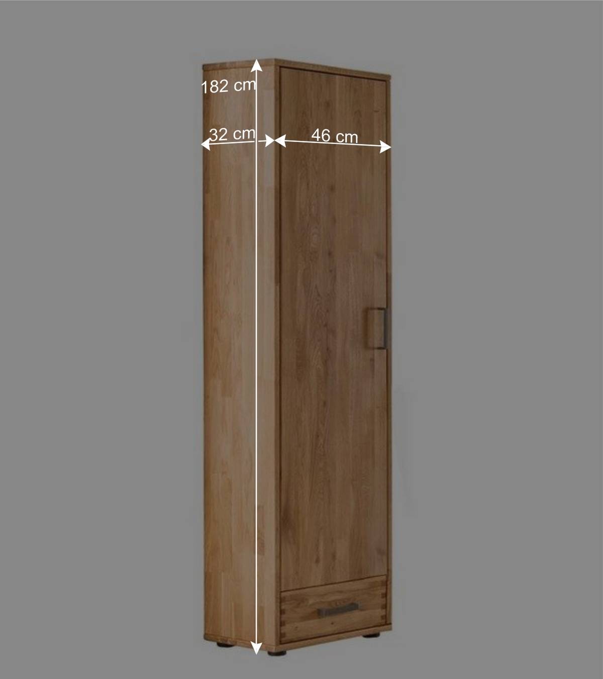 Komplett Flureinrichtung aus Holz - Teano (fünfteilig)