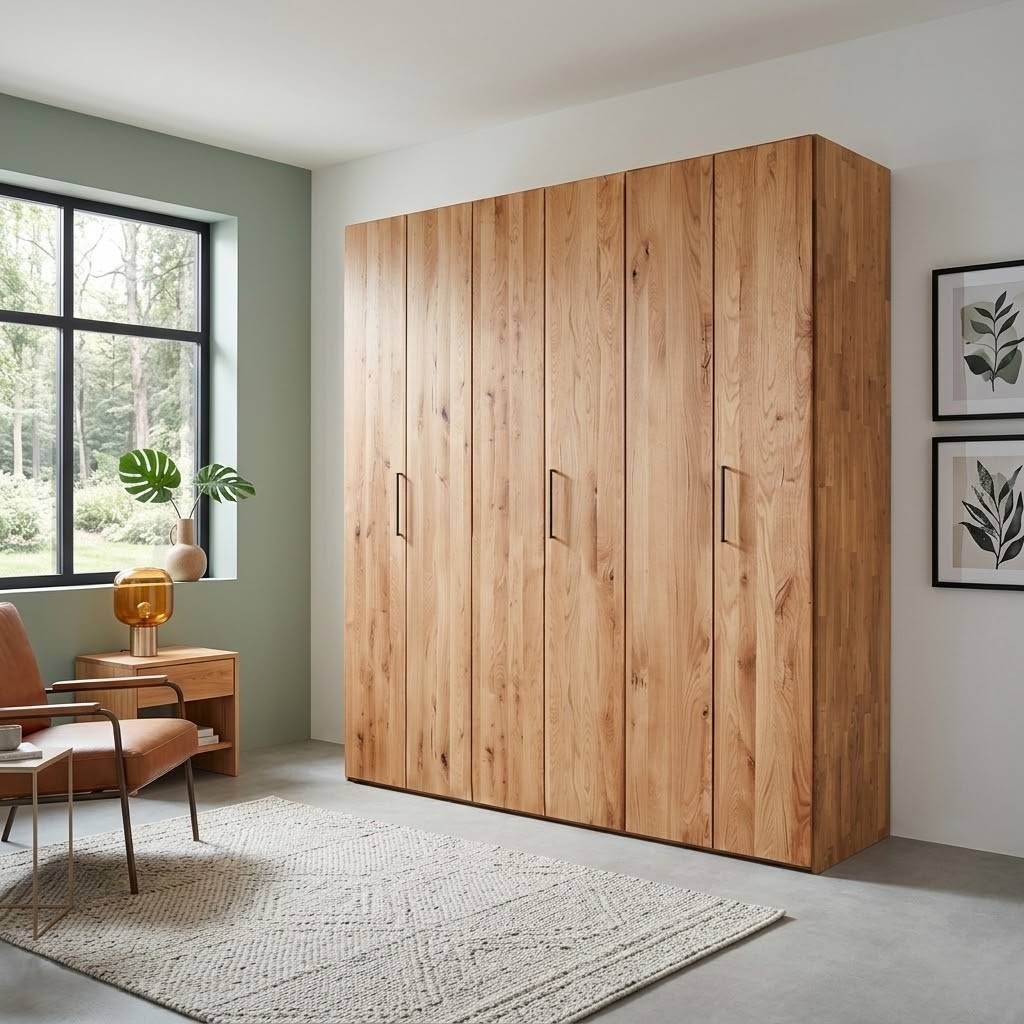 Schlafzimmerschrank mit drei Falttüren - Zaisan