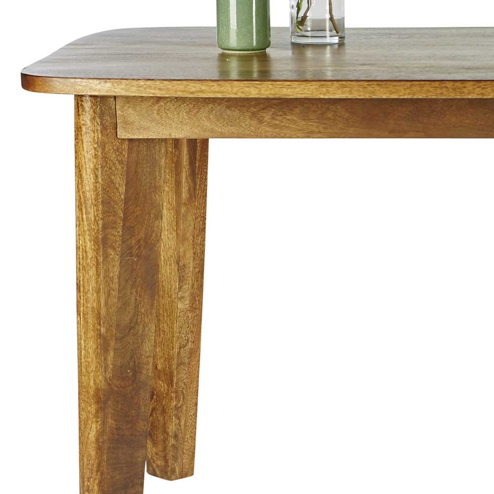 180x80 cm Holz Esstisch aus Mangobaum massiv - Offia