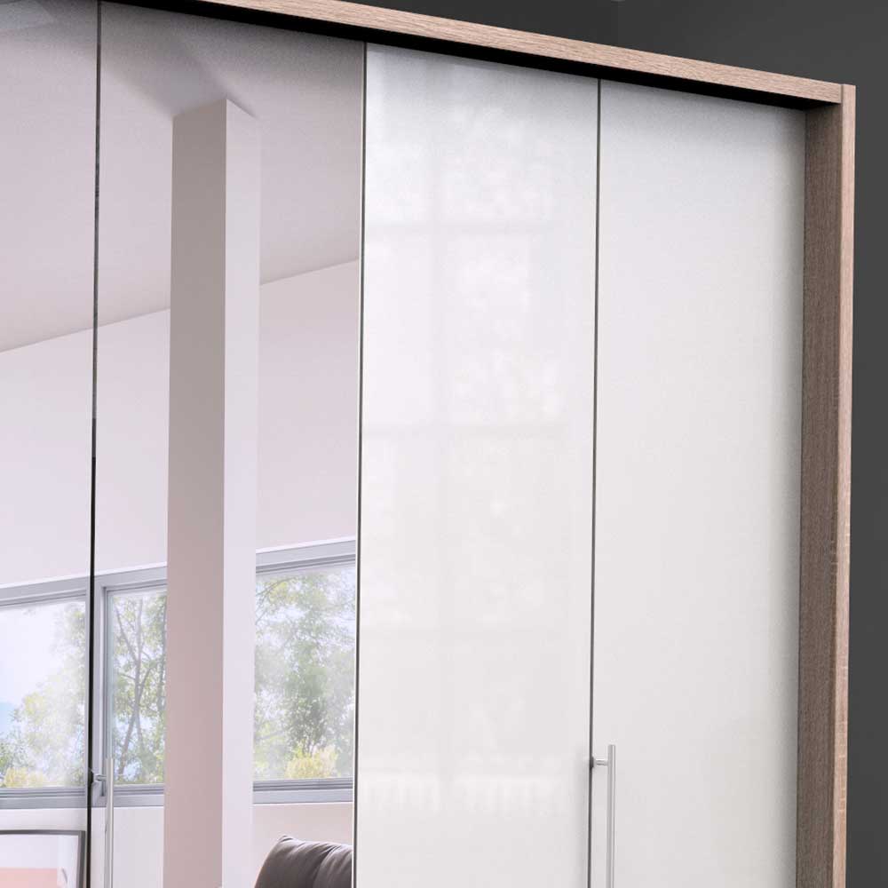 3-türiger Gleittüren-Kleiderschrank mit Spiegel - Bosays